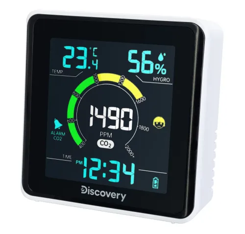 image Levenhuk Discovery Report WA40 Weather Station with CO2 Monitor,  3