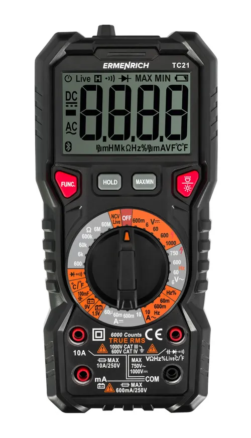 photograph Ermenrich Zing TC21 Digital Multimeter,  2