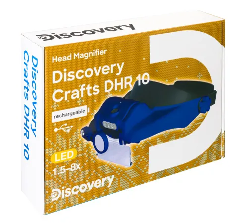 image Levenhuk Discovery Crafts DHR 10 Head Rechargeable Magnifier,  11