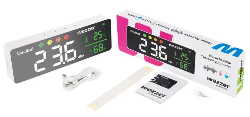 image Levenhuk Wezzer Teo TH70 Noise Monitor Thermohygrometer,  2