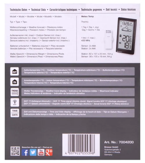 photo Bresser Temp Weather Station,  10