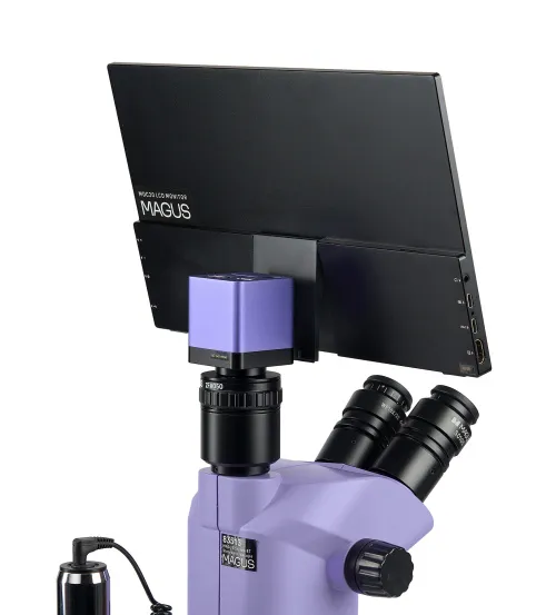 photo MAGUS Stereo D8T LCD BASE Digital Stereomicroscope,  10
