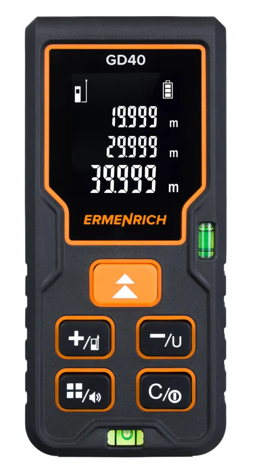 photo Ermenrich Reel PLUS GD40 Laser Meter, black,  3