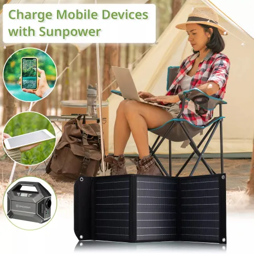 photo Bresser Mobile Solar Charger 40 Watt with USB,  3