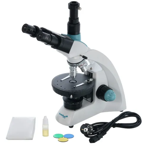 picture Levenhuk 500T POL Trinocular Microscope,  2