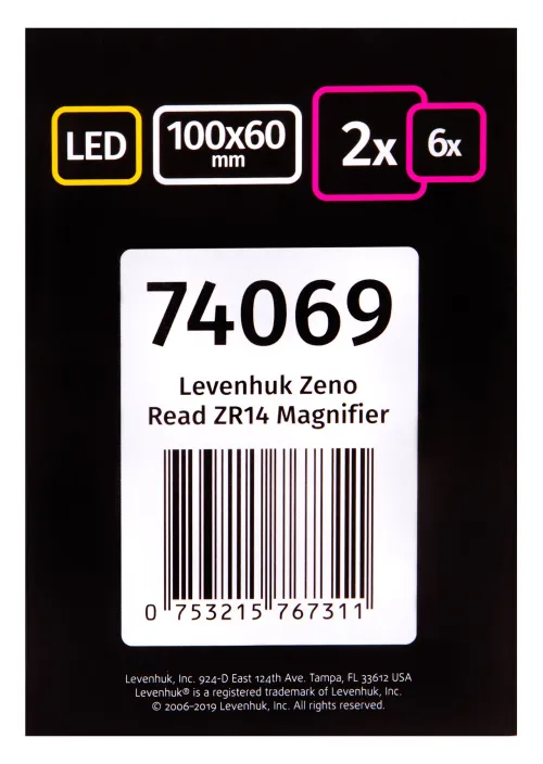 image Levenhuk Zeno Read ZR14 Magnifier,  14