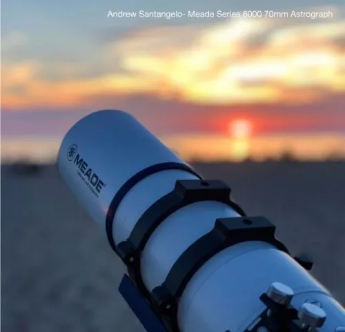 photograph Meade Series 6000 70mm Astrograph Quadruplet APO Refractor OTA,  8