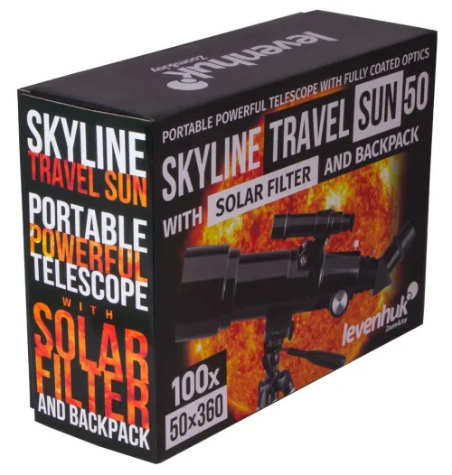 image Levenhuk Skyline Travel Sun 50 Telescope,  15