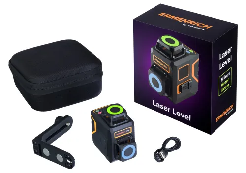 photograph Ermenrich PRO LV40 Laser Level, black,  2