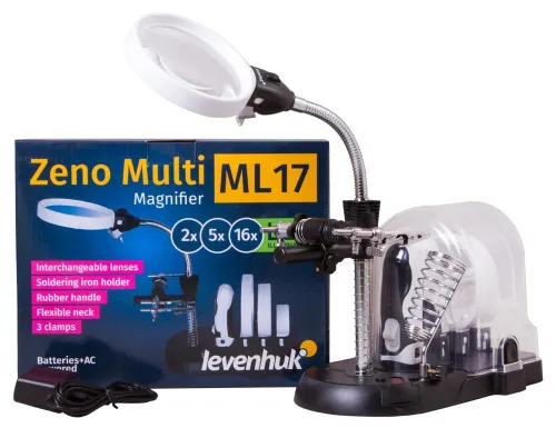 photograph Levenhuk Zeno Multi ML17 Black Magnifier,  2