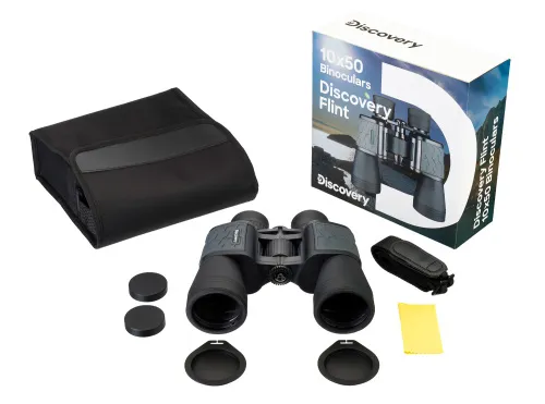 photograph Levenhuk Discovery Flint 10x50 Binoculars,  5