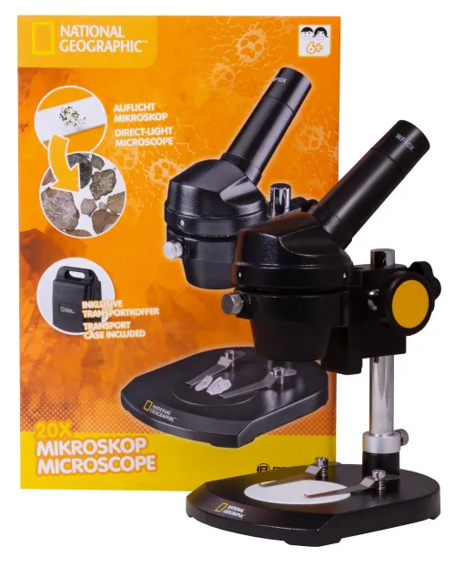 image Bresser National Geographic 20x Microscope, monocular,  12