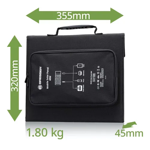 photo Bresser Mobile Solar Charger 40 Watt with USB,  6