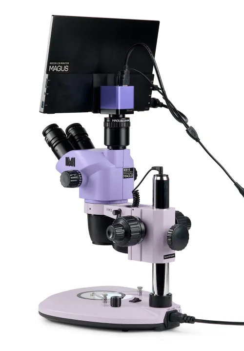 photo MAGUS Stereo D8T LCD BASE Digital Stereomicroscope,  6
