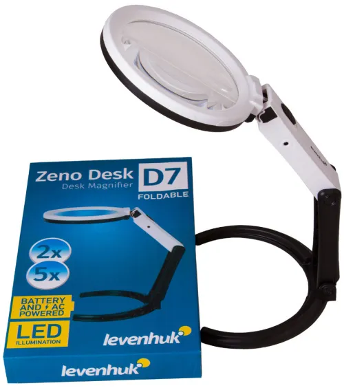 photo Levenhuk Zeno Desk D7 Magnifier,  3