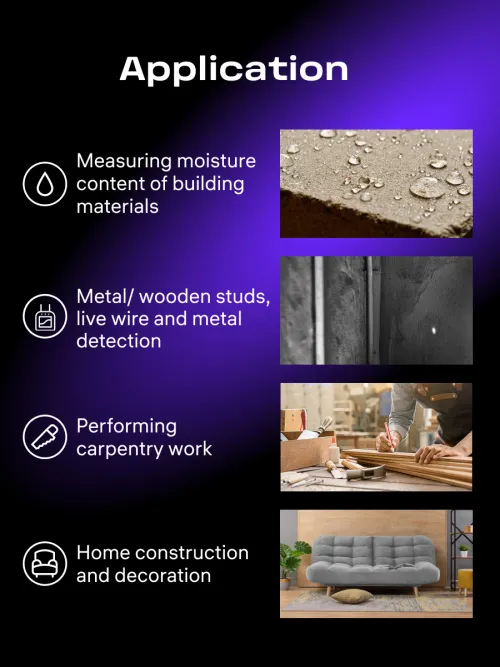 image Ermenrich Ping TM100 2-in-1 Stud and Moisture Detector,  11