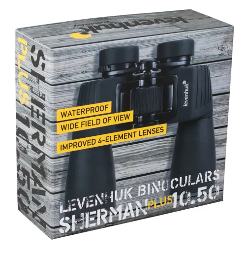 image Levenhuk Sherman PLUS 10x50 Binoculars,  9