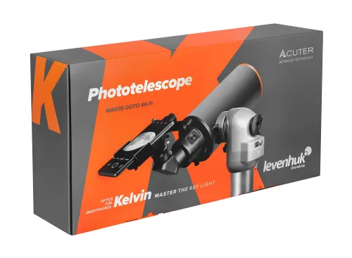 picture Levenhuk Kelvin MAK90 AZ GOTO Wi-Fi Phototelescope,  16