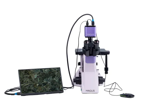 photo MAGUS Metal VD700 BD LCD Metallurgical Inverted Digital Microscope,  6
