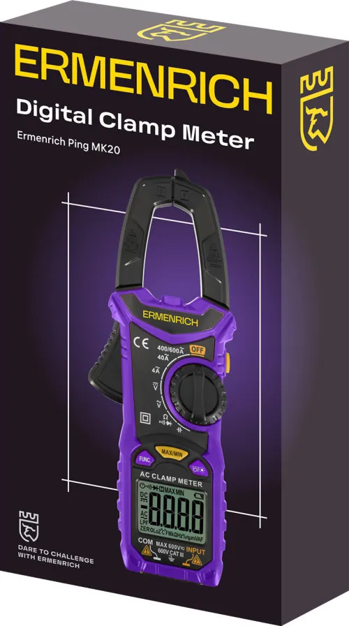 photo Ermenrich Ping MK20 Digital Clamp Meter,  2
