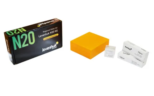 photograph Levenhuk N20 NG Prepared Slides Set,  6