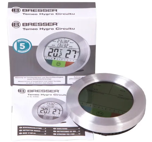 photo Bresser Temeo Hygro Circuitu Weather Station, silver,  2
