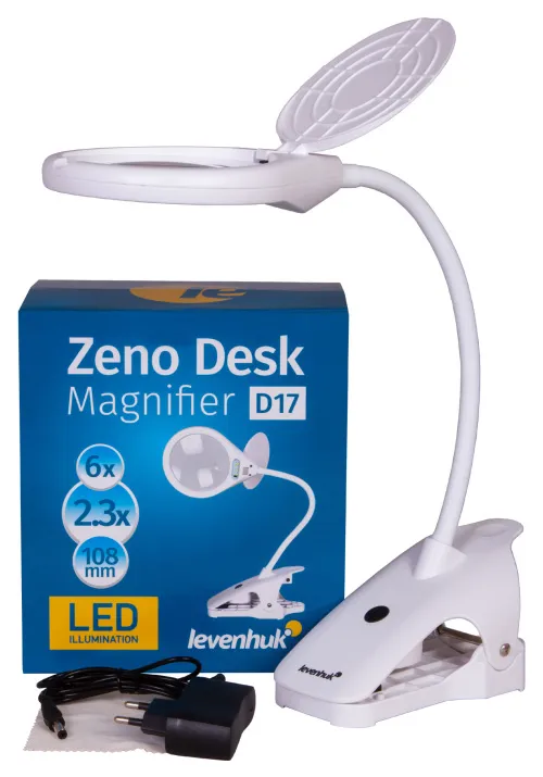 photograph Levenhuk Zeno Desk D17 Magnifier,  2