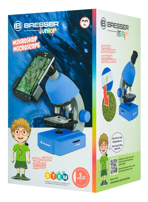 photograph Bresser Junior 40–640x Microscope,  12