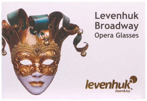 photo Levenhuk Broadway 325F Opera Glasses (with LED light and chain),  17