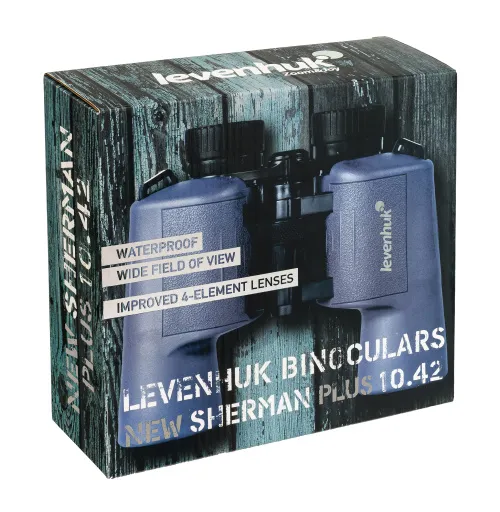 photograph Levenhuk New Sherman PLUS 10x42 Binoculars,  13