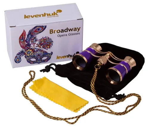 photo Levenhuk Broadway 325C Opera Glasses with Chain,  2