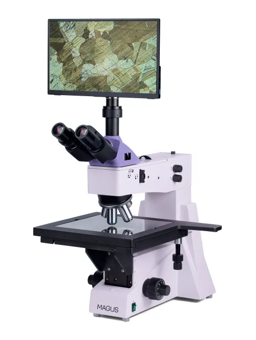 photo MAGUS Metal D650 LCD Metallurgical Digital Microscope,  3