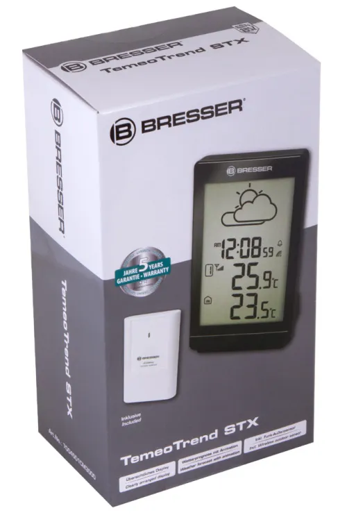 image Bresser TemeoTrend STX RC Weather Station, black,  12