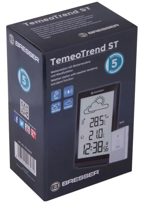 picture Bresser TemeoTrend ST RC Weather Station, black,  10