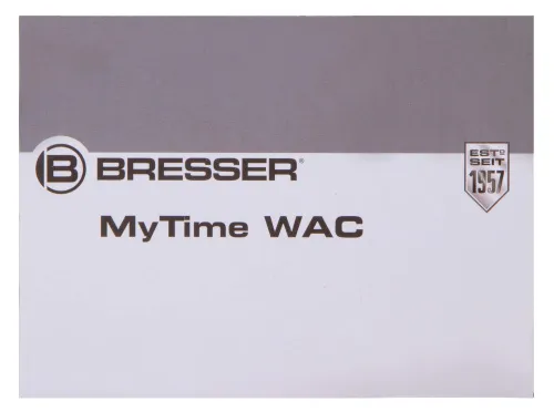 picture Bresser MyTime WAC Tabletop Alarm Clock, black,  15