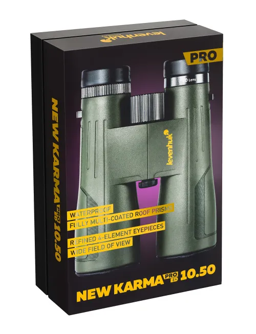 photo Levenhuk New Karma PRO ED 10x50 Binoculars,  13