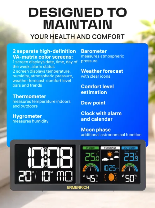 picture Ermenrich Report WR70 Weather Station,  13