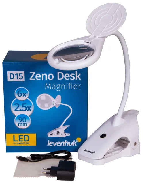 photograph Levenhuk Zeno Desk D15 Magnifier,  2