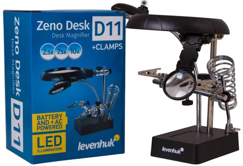 photo Levenhuk Zeno Desk D11 Magnifier,  3