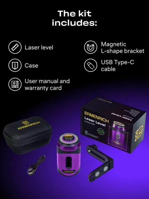 photo Ermenrich PLUS LN40 Laser Level,  12