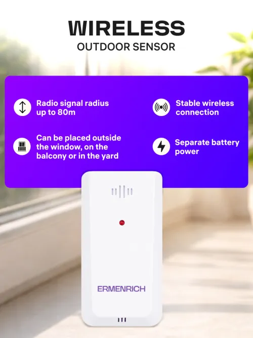 photograph Ermenrich Report WR50 Weather Station,  15