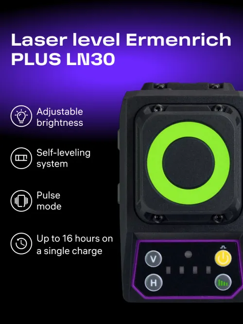 image Ermenrich PLUS LN30 Laser Level,  12