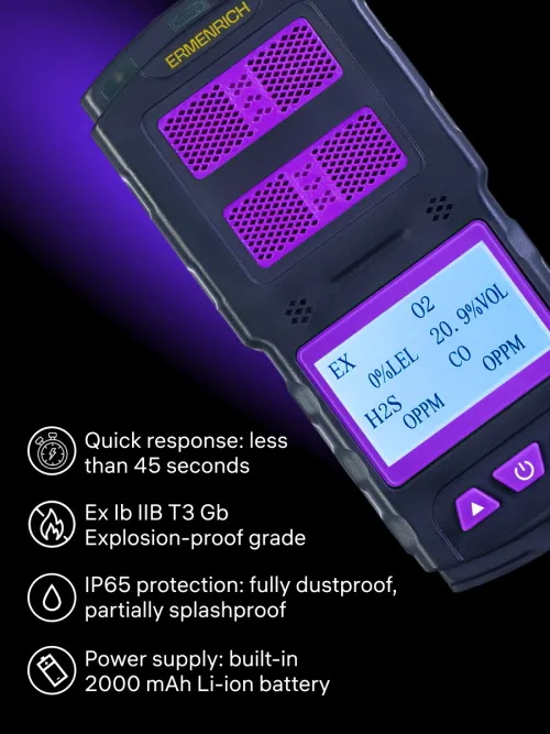 photo Ermenrich NG60 Gas Detector,  12