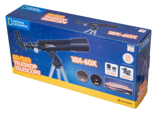 image Bresser National Geographic 50/360 AZ Telescope,  9