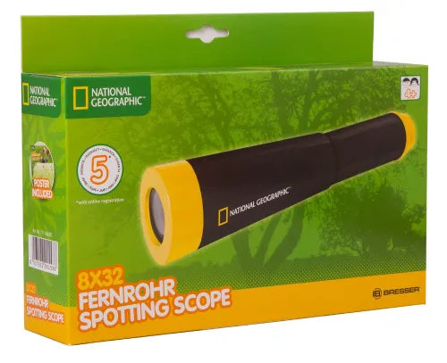 photo Bresser National Geographic 8x32 Children's Spotting Scope,  7