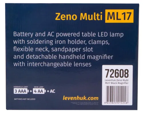 photograph Levenhuk Zeno Multi ML17 Black Magnifier,  14