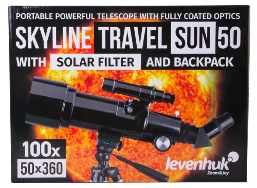 image Levenhuk Skyline Travel Sun 50 Telescope,  16