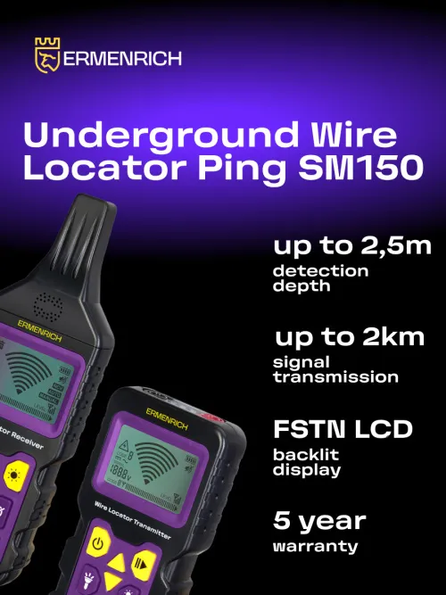 picture Ermenrich Ping SM150 Underground Wire Locator,  11