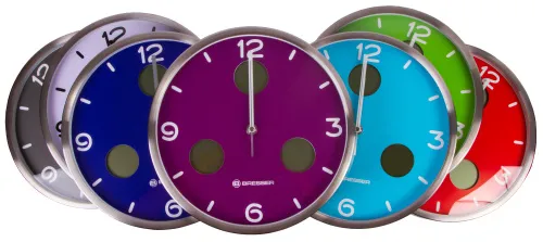 picture Bresser Optus MyTime Bresser MyTime io NX Thermo/Hygro Wall Clock 35cm, white,  11