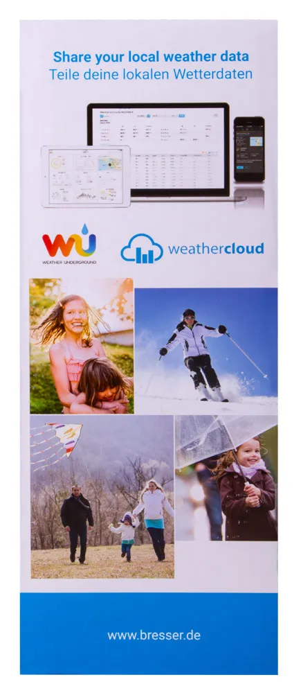 picture Bresser 5-in-1 Wi-Fi Weather Station with Colour Display, black,  14